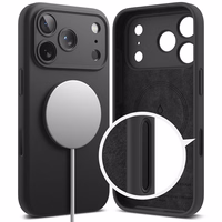 Ringke silikoninis magnetinis dėklas telefonui iPhone 17 Pro Max - juodas