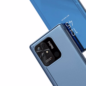 Dėklas telefonui Clear View Case Xiaomi Redmi 10C su atveriamu dangteliu - rožinis