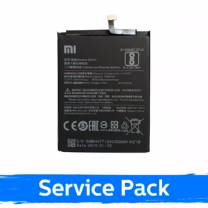 Baterija suderinama su Xiaomi Redmi 7 / Redmi Note 8 / Redmi Note 8T 3900mAh BN46 (Service Pack)