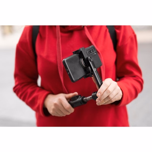 Asmenukių lazda + trikojis Forcell F-GRIP (S70M) (Bluetooth) juoda