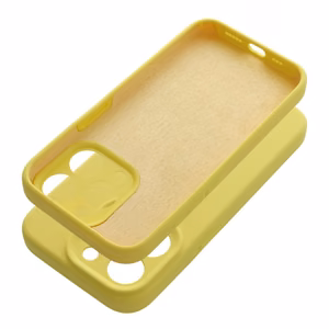 Silikoninis dėklas 2mm IPHONE 16 Pro citrininė