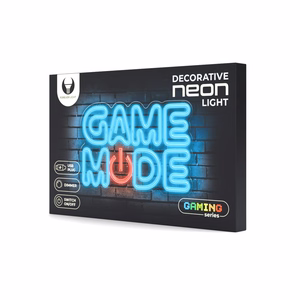 Forever Light Neon Plexi LED Game Mode mėlyna raudona FPNE38