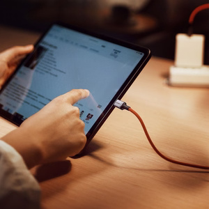 Ugreen US294 USB-C - USB-C 3A 480Mb/s laidas 1m raudonas