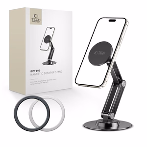 Tech-Protect DPT100 magnetinis MagSafe stalinio telefono laikiklis - juodas