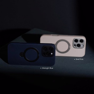 Moshi Kameleon MagSafe dėklas, skirtas iPhone 16 Pro Max, su atrama, „Shell Pink“ spalvos