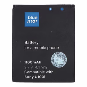 Аккумулятор для Sony Ericsson U100 Yari / J10 / J10i2 ELM / Hazel 1100 mAh Blue Star