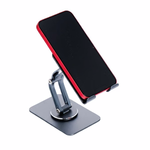 Desk holder for phone / tablet foldable Forcell F-Grip Fold Stand 2 360 gray