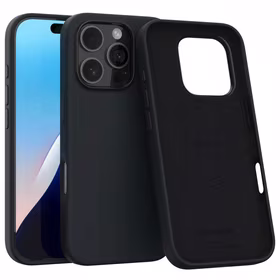 Spacecase Dėklas Pure Mag iPhone 16 Pro juodas