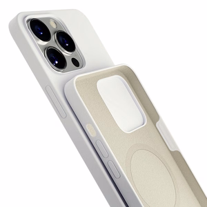3mk Hardy Silikoninis MagCase iPhone 14 Pro Max - baltas