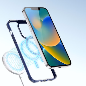 Dux Ducis Clin2 dėklas iPhone 14 Plus magnetinis MagSafe dėklas mėlynas