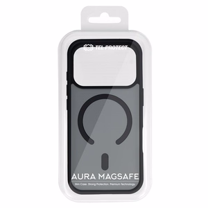 Tel Protect Aura Matte Magsafe dėklas Iphone 17 Pro Max, juodas