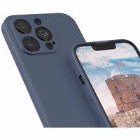 Dėklas "Silicone" Xiaomi Redmi Note 13 Pro 4G / Poco M6 Pro 4G mėlynas