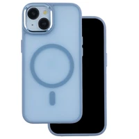 Frozen Mag case for iPhone 17 Pro Max 6,9" light blue open ring