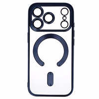 Metalinis Magsafe dėklas iPhone 17 Pro Max mėlynas