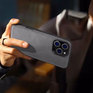 Чехол для телефона X-Level "Earl III Collection" для Apple iPhone 16 Pro серый