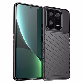 Thunder Case dėklas Xiaomi 13 Pro silikoninis apsauginis dėklas juodas