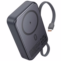 Išorinė baterija Power Bank Hoco Q44A 45W Magnetic 20000mAh juoda