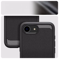 Spigen Core Armor Magnetinis MagSafe dėklas telefonui iPhone 16e - juodas