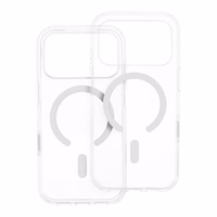 "iPhone 17 PRO MAX" dėklas "Forcell F-Protect Clear Hybrid Premium", suderinamas su skaidriu