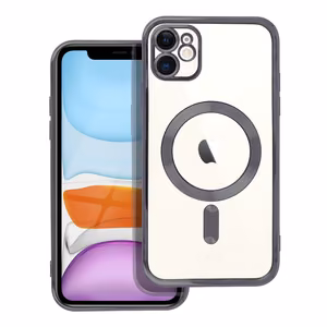ELECTRO MAG COVER dėklas, suderinamas su MagSafe – iPhone 11, juodas
