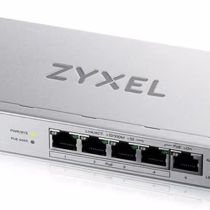Zyxel GS1200-5HP v3 – valdomas L2, gigabitinis Ethernet, tinklo komutatorius, PoE, pilkas