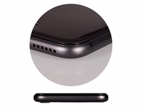 Grūdintas stiklas pilno klijavimo 5D IPHONE 6 (4,7") juodas