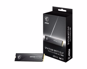 SSD diskas MSI SPATIUM M571 DLP 2TB PCIe 5.0 NVMe M.2 skaitymo 14500 MB/s rašymo 11000 MB/s
