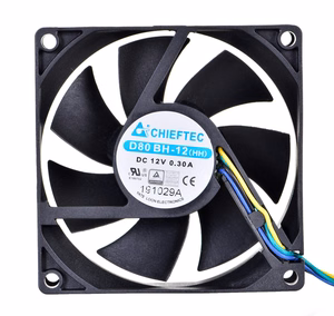 CHIEFTEC 80x80x25mm rutulinių guolių PWM ventiliatorius