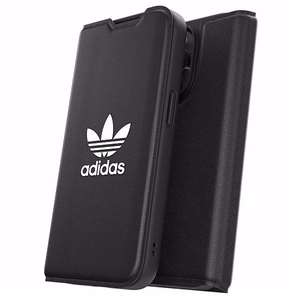 Adidas OR Dėklas telefonui Booklet BASIC iPhone 14 Pro 6.1" juodas/baltas 50182
