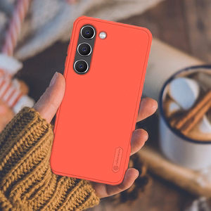 Dėklas Nillkin Super Frosted Shield Pro Samsung S916 S23 Plus 5G raudonas