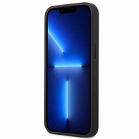 Mercedes odinis dėklas su žvaigždžių raštu iPhone 13 mini telefonui - raudonas