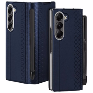 Telefono dėklas Dux Ducis Bril + Pen Samsung F966 Z Fold7 mėlynas