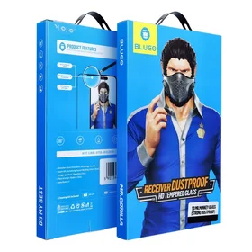 5D Mr. Monkey Apsauginis stiklas - Apple iPhone 17 juodas (Strong Dustproof)