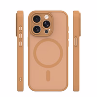 Mag Matt dėklas iPhone 15 Pro 6,1" rudas