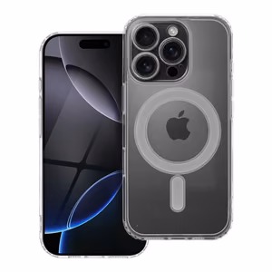 Apsauginis dėklas telefonui magnetinis su MagSafe, skirtas IPHONE 16 PRO, skaidrus
