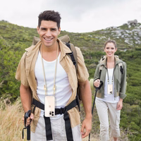 Tech-Protect FlexAir Chain MagSafe iPhone 16e dėklas - Juodas/Smėlio