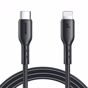 USB laidas Joyroom „SA26“ juodas „Type-C / Lightning“ 100cm (iki 30W)