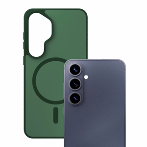 Samsung Galaxy S26 - 3mk Smoke MagCase Green