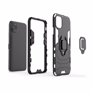 Dėklas telefonui Ring Armor iPhone 16 Plus juodas