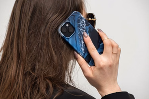 FORCELL F-PROTECT Mirage dėklas telefonui suderinamas su MagSafe IPHONE 14 Plus vandenyno marmuras