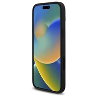 Guess naujas 4G trikampis dėklas telefonui iPhone 16 - juoda
