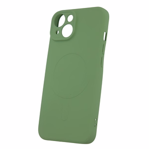 Dėklas Simple Color Mag skirtas iPhone 16e / 17e šviesiai žalias