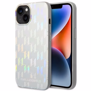 Karl Lagerfeld KLHCP14MLGMMSV3 iPhone 14 Plus 6.7 "hardcase silver / silver Monogram Iridescent