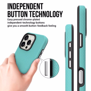 Dėklas Perfectionists Triangle Mag Case Apple iPhone 15 Pro Max žalias