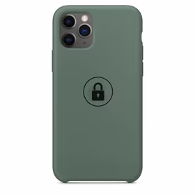Dėklas "Silicone Case" skirtas iPhone 11 Pro / Pine Green / su įpakavimu