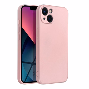 METALLIC dėklas telefonui IPHONE 13 rožinis