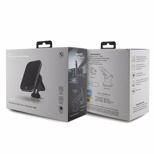 BMW BMMWCCDTPK 15W indukcinis laikiklis stiklui/grotelėms juodas/juodas MagSafe Signature Edition