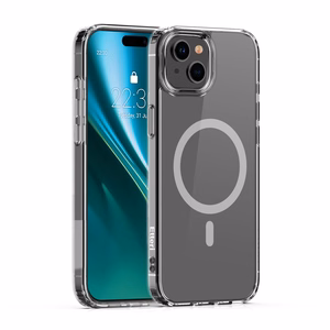 Etteri Spalvotas Magnetinis dėklas telefonui iPhone 14 6,1" pilkas