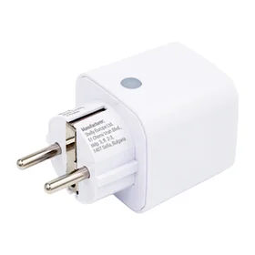"Shelly Plug PM Gen3 Matter 13A" išmanusis kištukinis lizdas, baltos spalvos
