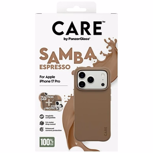 CARE by PanzerGlass Stilingas Samba Magnetinis dėklas telefonui iPhone 17 Pro - rudas